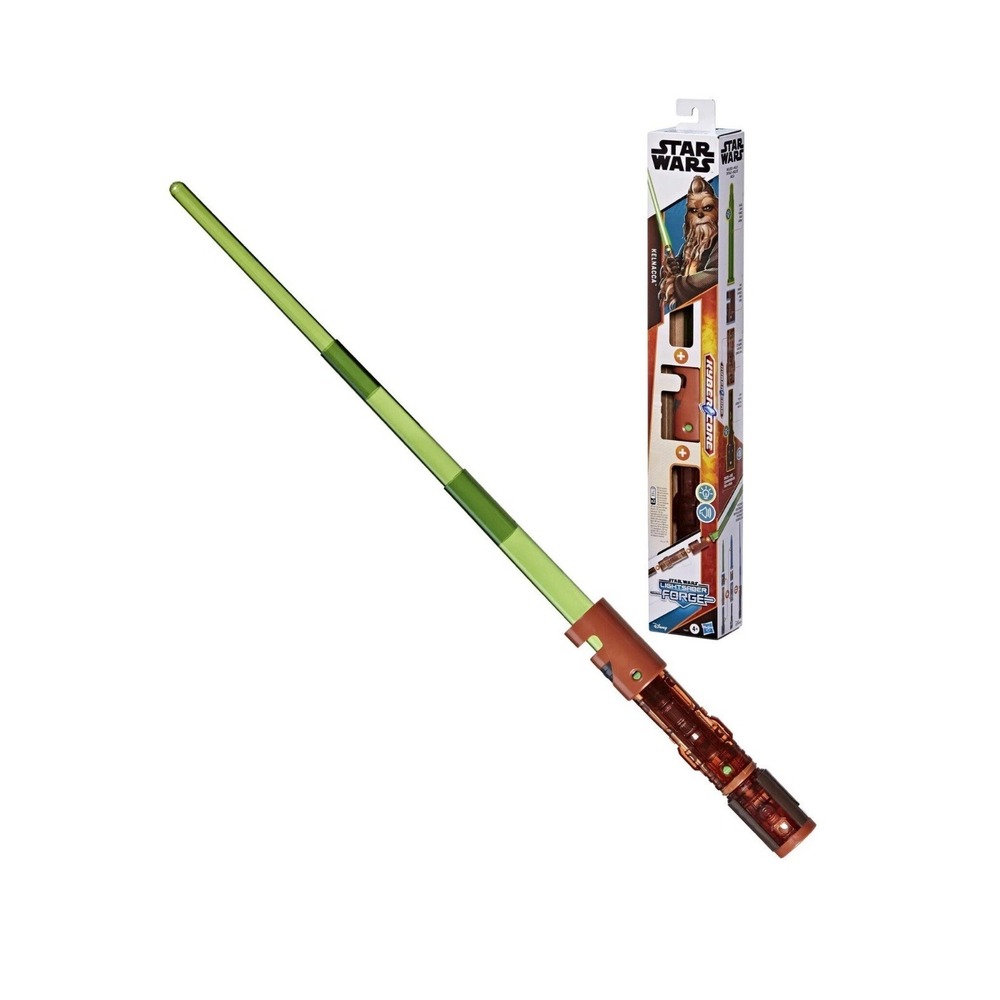 Star Wars Lightsaber Forge Kyber Core Kelnacca Green Customizable Electronic NEW